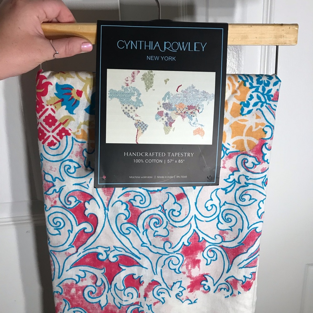 World Map Boho Tapestry / Perfect Condition